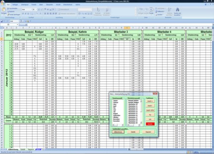 Arbeitszeiterfassung Excel